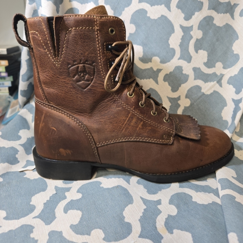 ARIAT Women's Heritage Lacer Boots  sz 7 - Picture 3 of 7